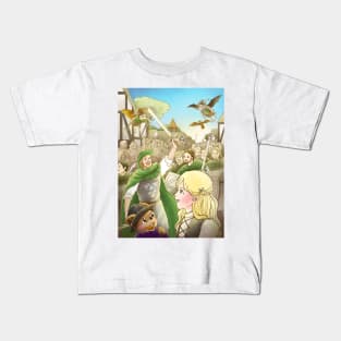 Robin Hood Marches Into London Kids T-Shirt